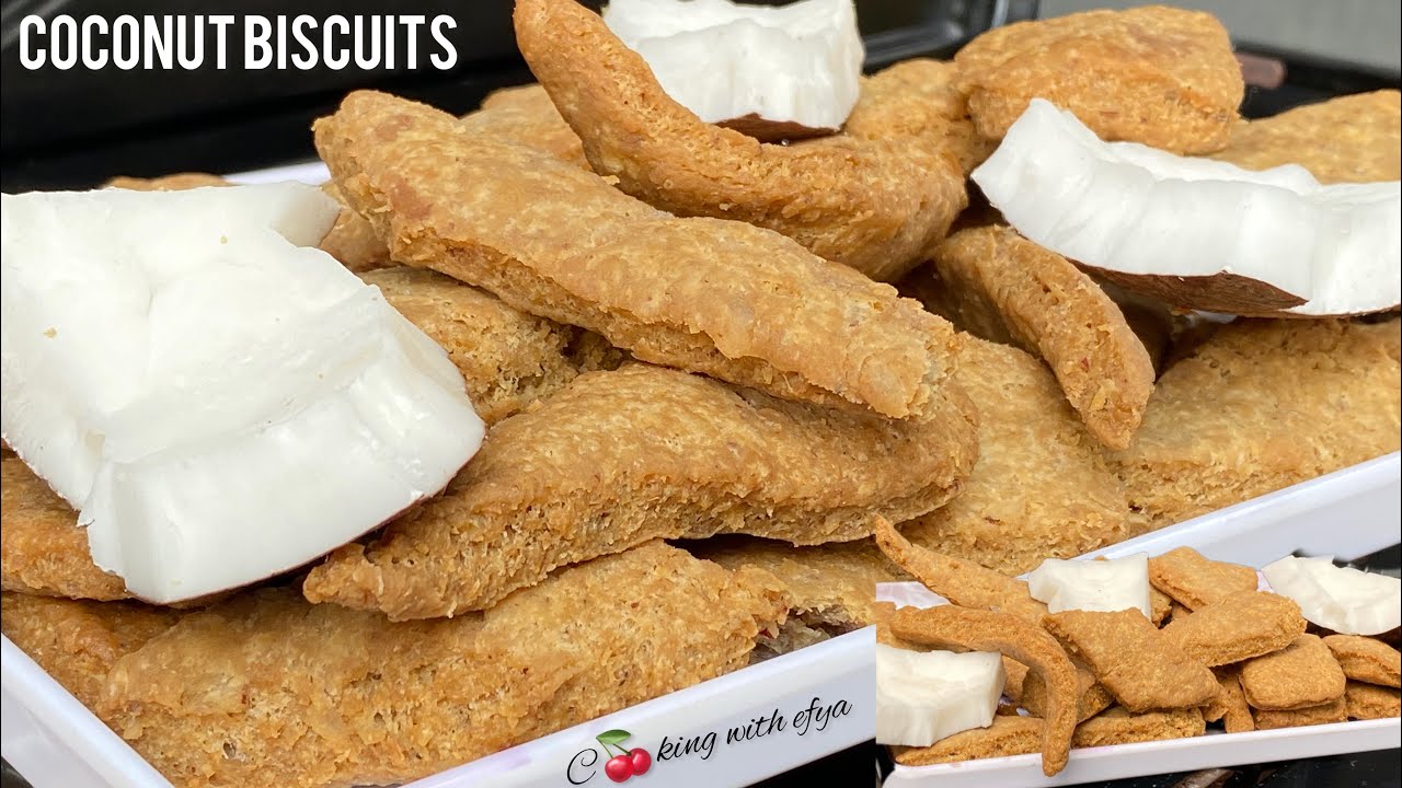 How to make Ghana 🇬🇭 COCONUT BISCUITS | POLOO RECIPE | How to make POLOO | Coconut Biscuits recipe