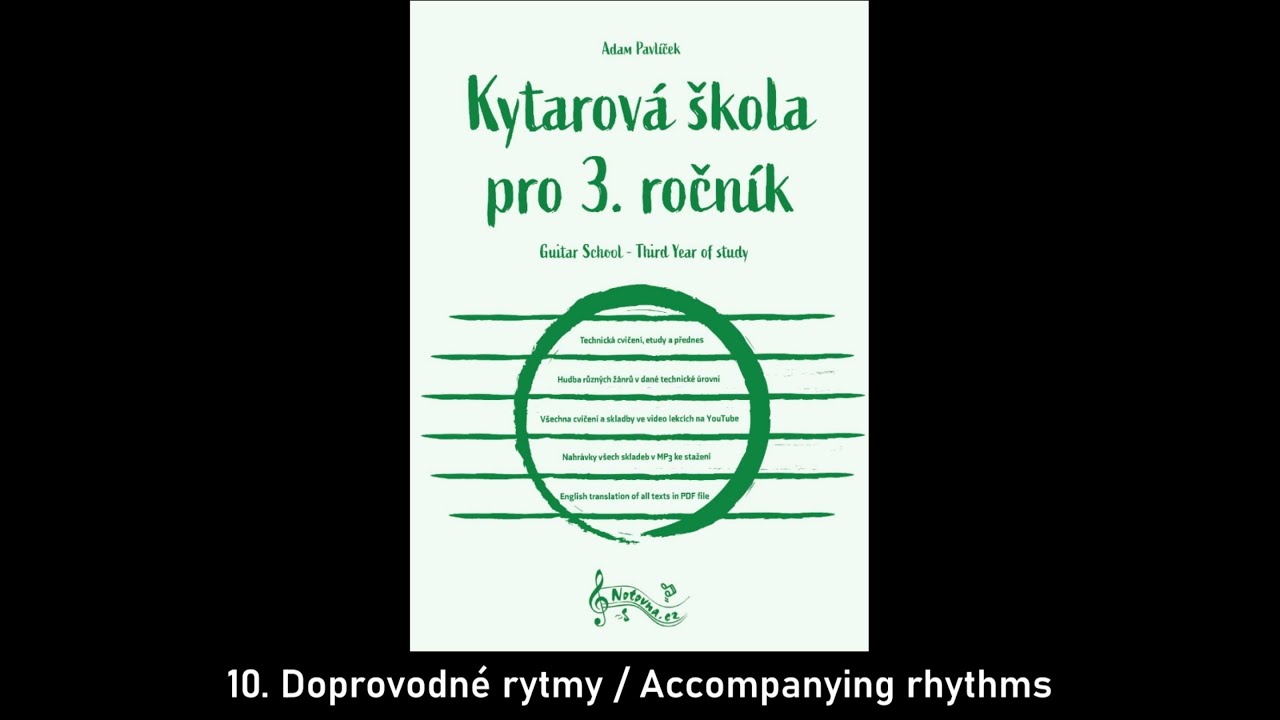 10. Doprovodné rytmy | Kytarová škola pro 3. ročník | Adam Pavlíček