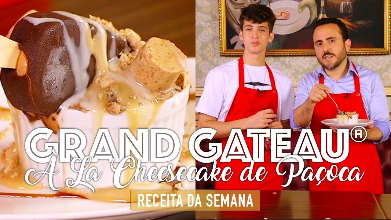 GRAND GATEAU COM CHEESECAKE DE PA&Ccedil;OCA &Agrave; 