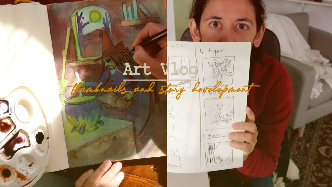 Art Vlog: Why thumbnails are essential in art making