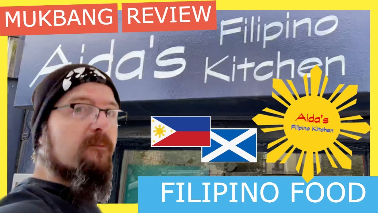 SCOTTISH GUY TRIES FILIPINO FOOD | OPENING IN EDINBURGH SCOTLAND | FILIPINO MUKBANG REVIEW