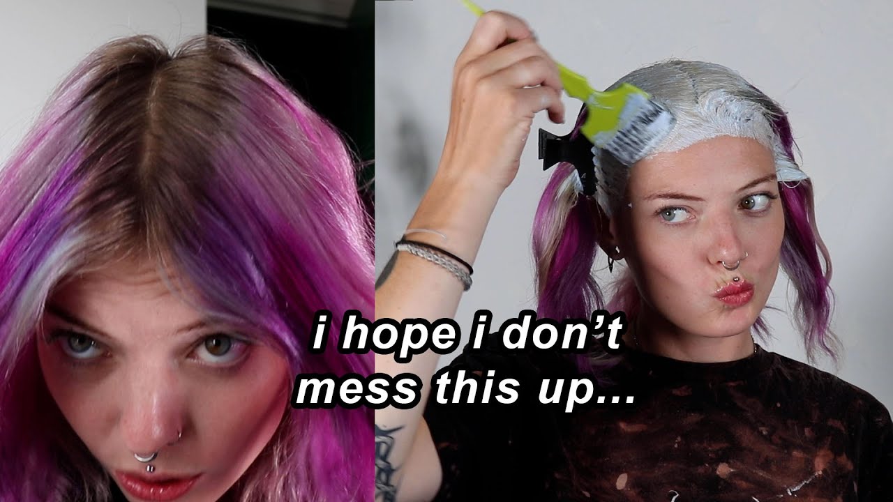 bleaching my own hair for the first time in 7 months