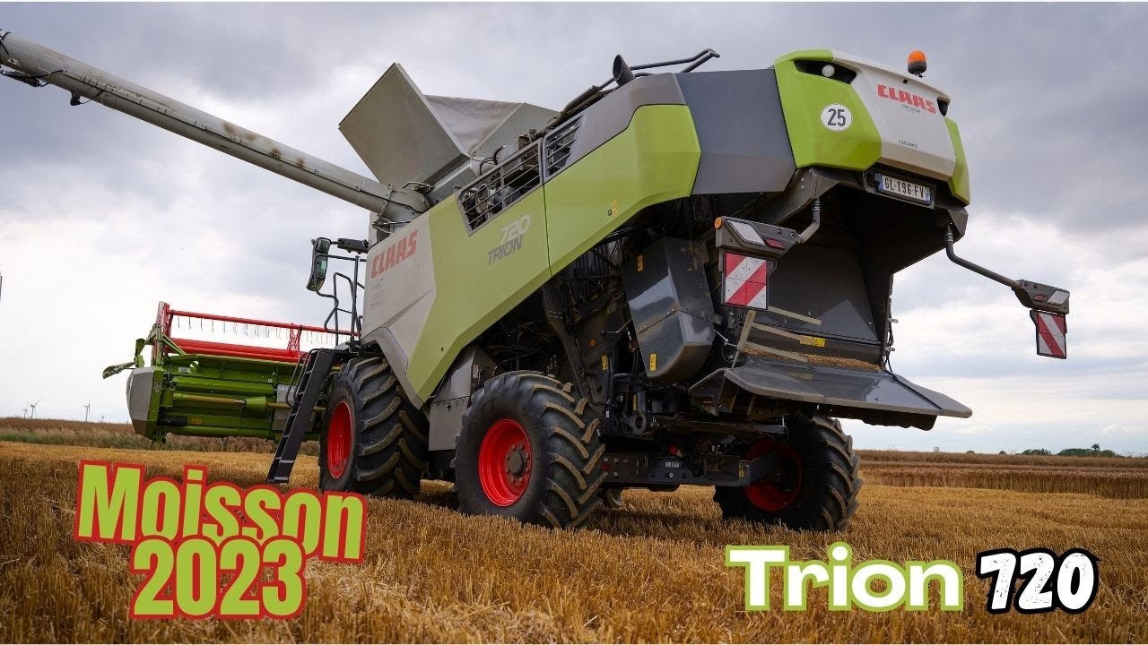 Moisson Blé 2023 | CLAAS Trion 720
