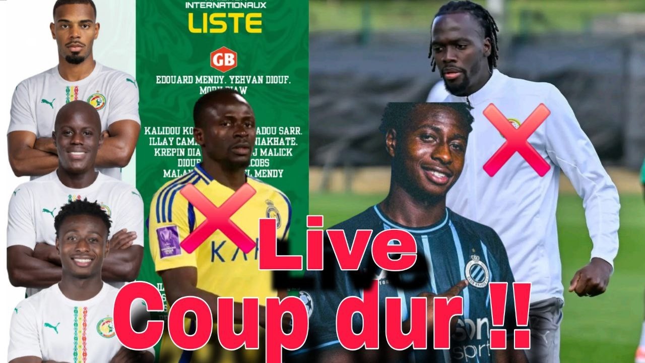 Список игроков сборной Льва 🇸🇳 Мане и Шериф Ндиайе недоступны, кто их заменит?