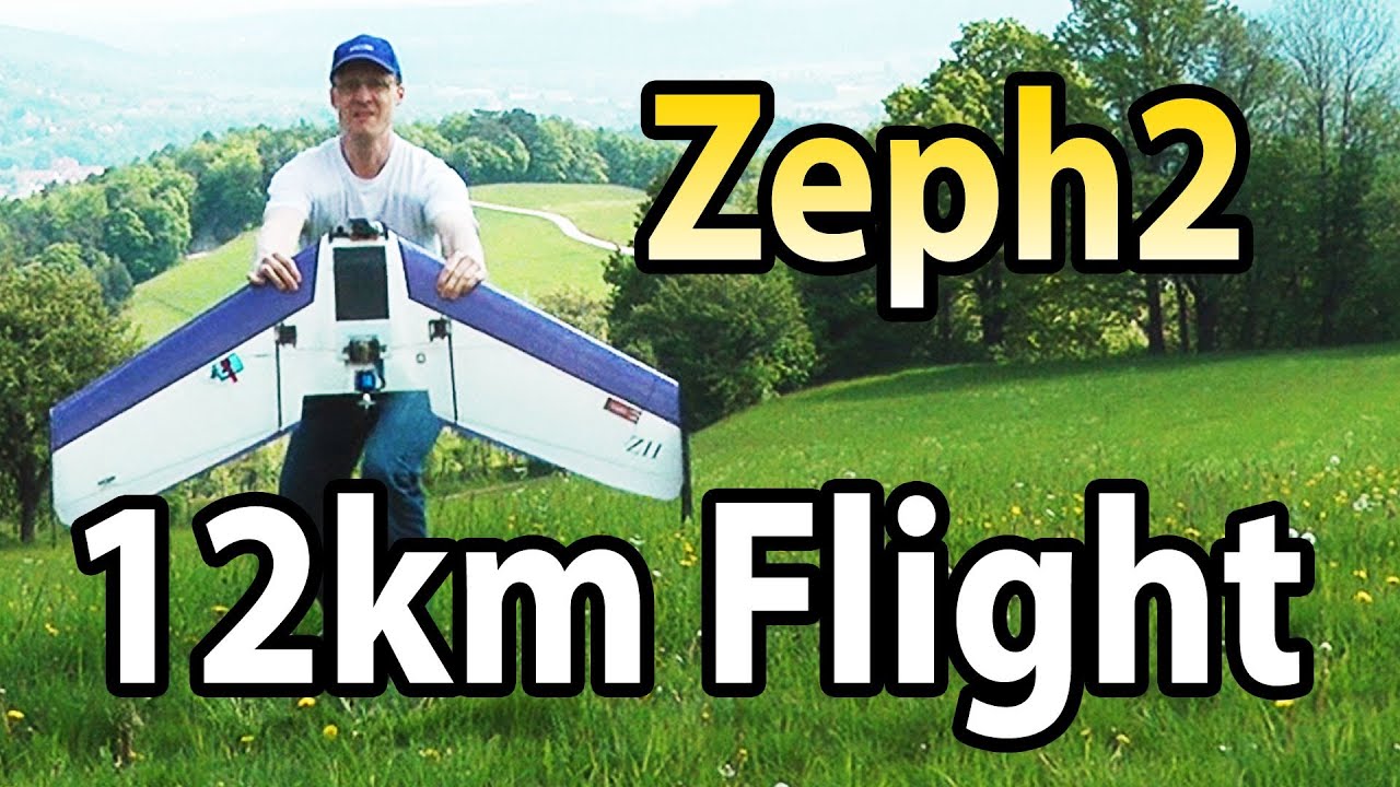 ImmersionRC 12km Longrange Zephyr II flight