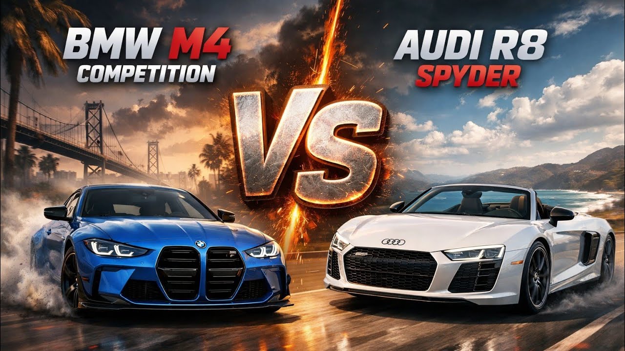 BMW M4 Competition vs Audi R8 Spyder – Who’s Faster? | The Crew Motorfest