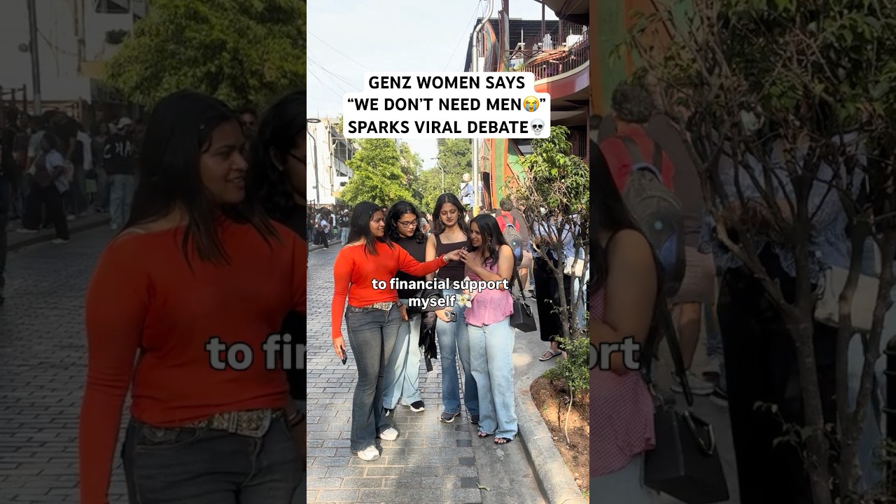 Why do women need men? Comment below😱🙃 #genz #funny #interview #voxpop #comedy #bangalore #men