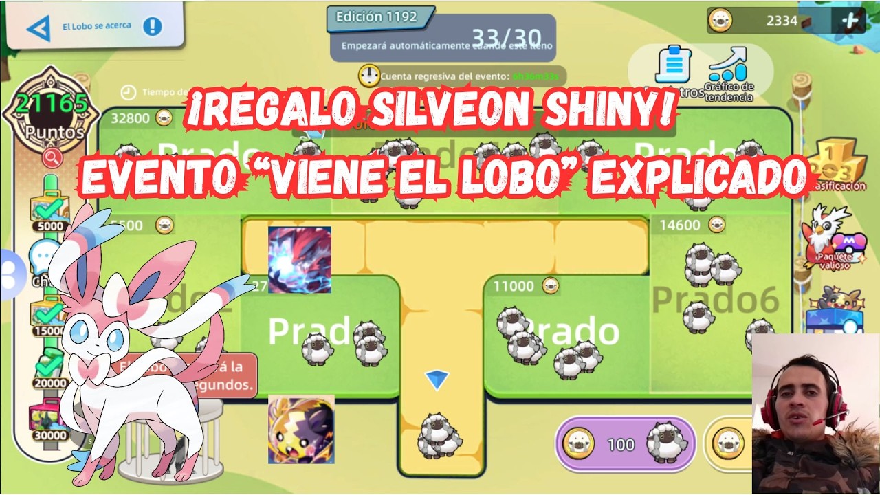 &iexcl;REGALO SILVEON SHINY! + Evento &ldquo;VIENE EL LOBO&rdquo; Explicado | Poketamon & Ultra Era Pet #rtorresgamer