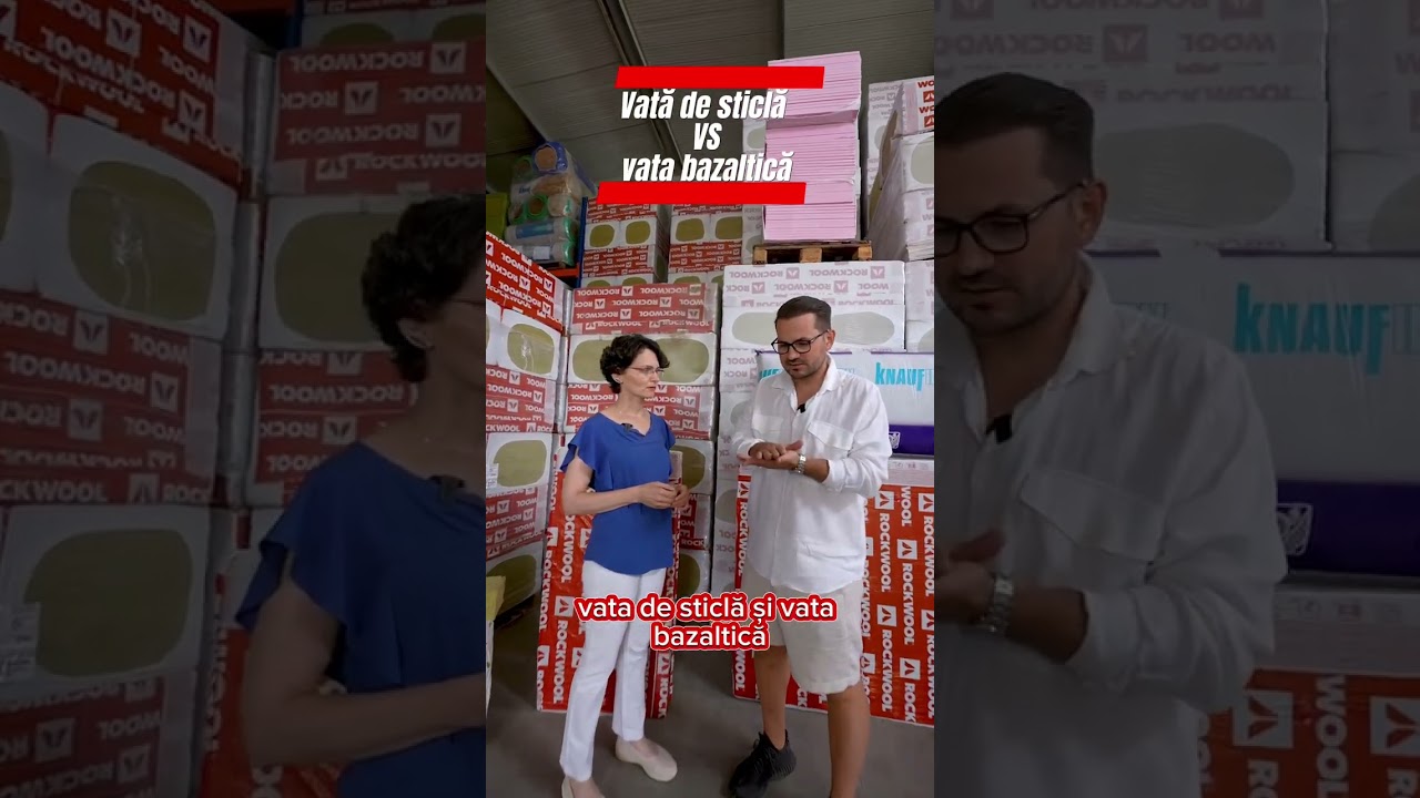 Vata de sticla VS Vata bazaltica #macostore #materialeconstructii #geniusmedia