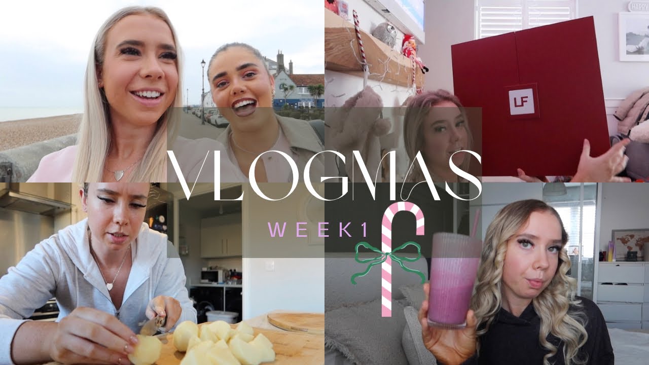 VLOGMAS WEEK 1 | Wicked movie, Pat haul, Home Bargains & putting up the Christmas tree✨🎀🎄