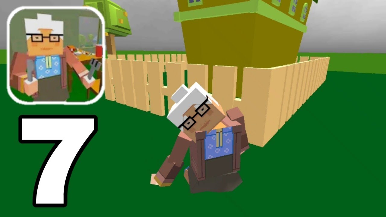 Craft Granny Blocky Neighbor Escape 3D Gameplay Level 11 To 15
