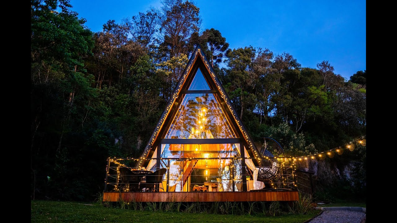 Airbnb Cabanas em Gramado - A-frame Cabin , Cabana LIOS na cidade de Gramado/RS