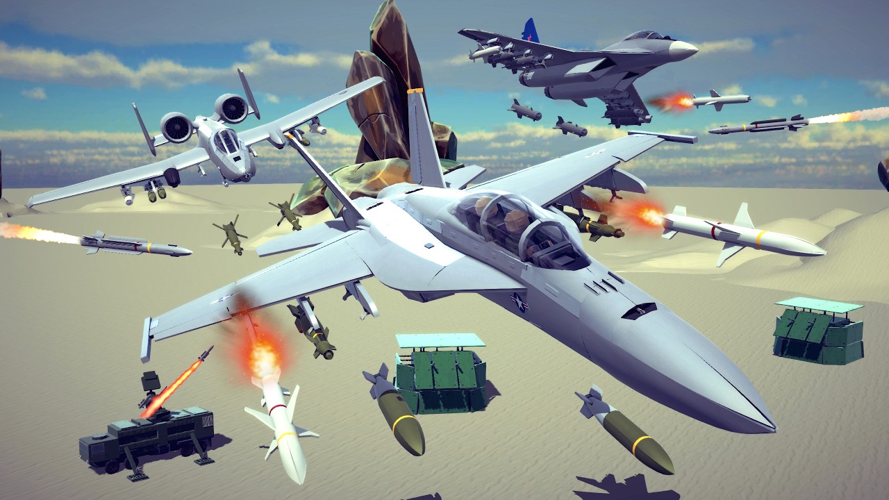 Air vs Ground Combat #22 | Besiege