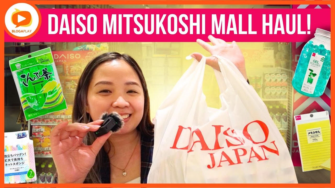 1000 песо DAISO JAPAN Haul - Mitsukoshi Mall BGC, Taguig
