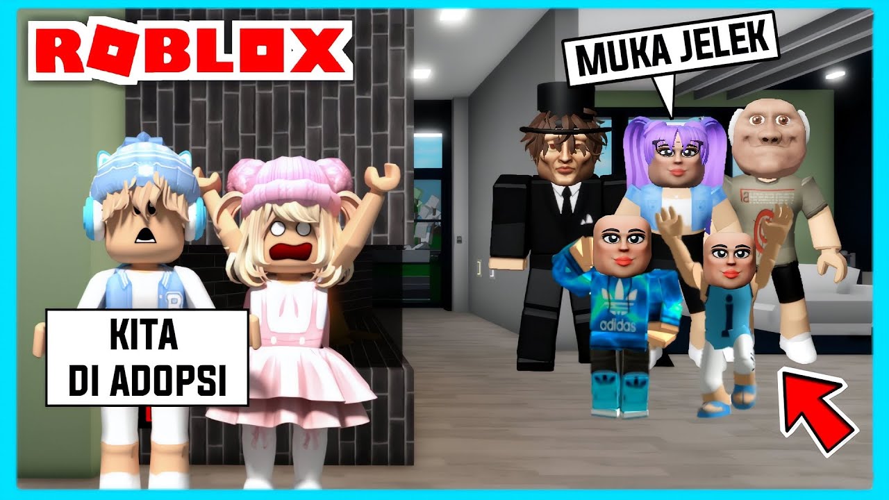 24 Jam Di Adopsi Keluarga Buruk Rupa Di Roblox Brookhaven ft 