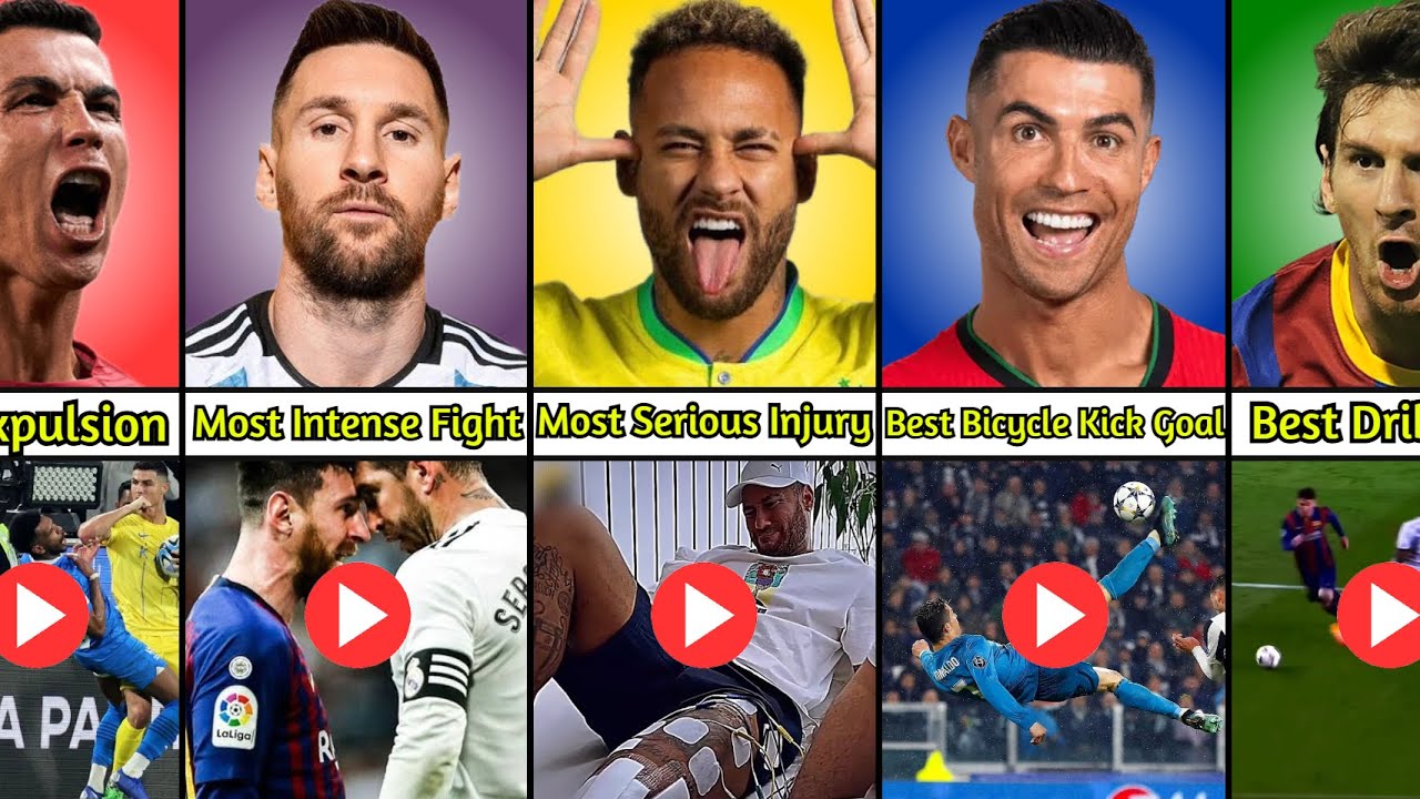 Comparison: Messi vs Neymar vs Cristiano Ronaldo | Best Goals, Epic moments, Best Skills, and more!