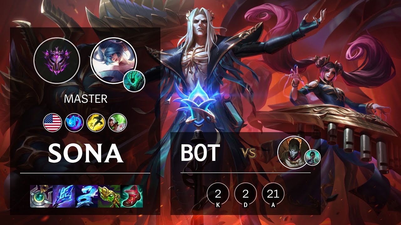 Sona Bot vs Jhin - NA Master Patch 11.22