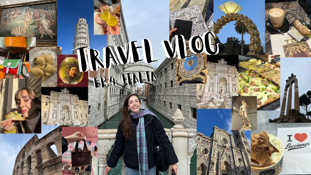 ✈️EUROTRIP VLOG✈️🇮🇹 EP. 4: ITALIA VENECIA, FLORENCIA & ROMA🇮🇹 - Ro Contardo