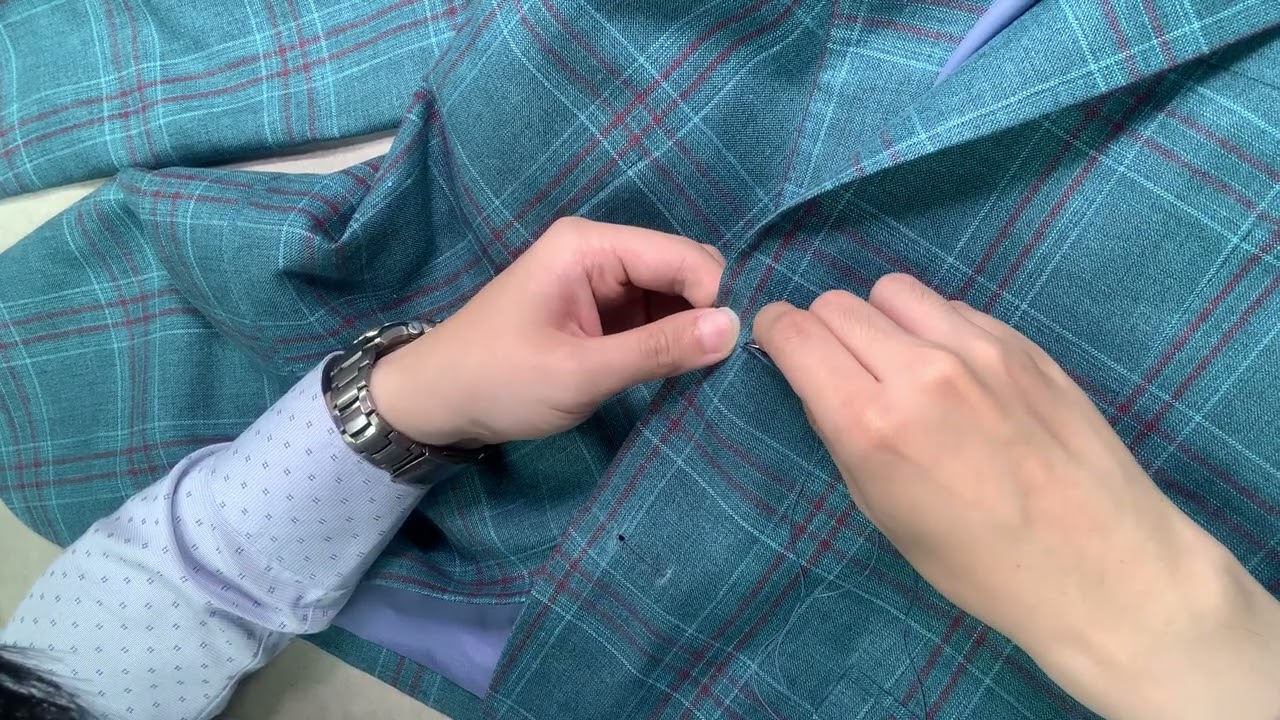 手縫扣眼  鳳眼 示範