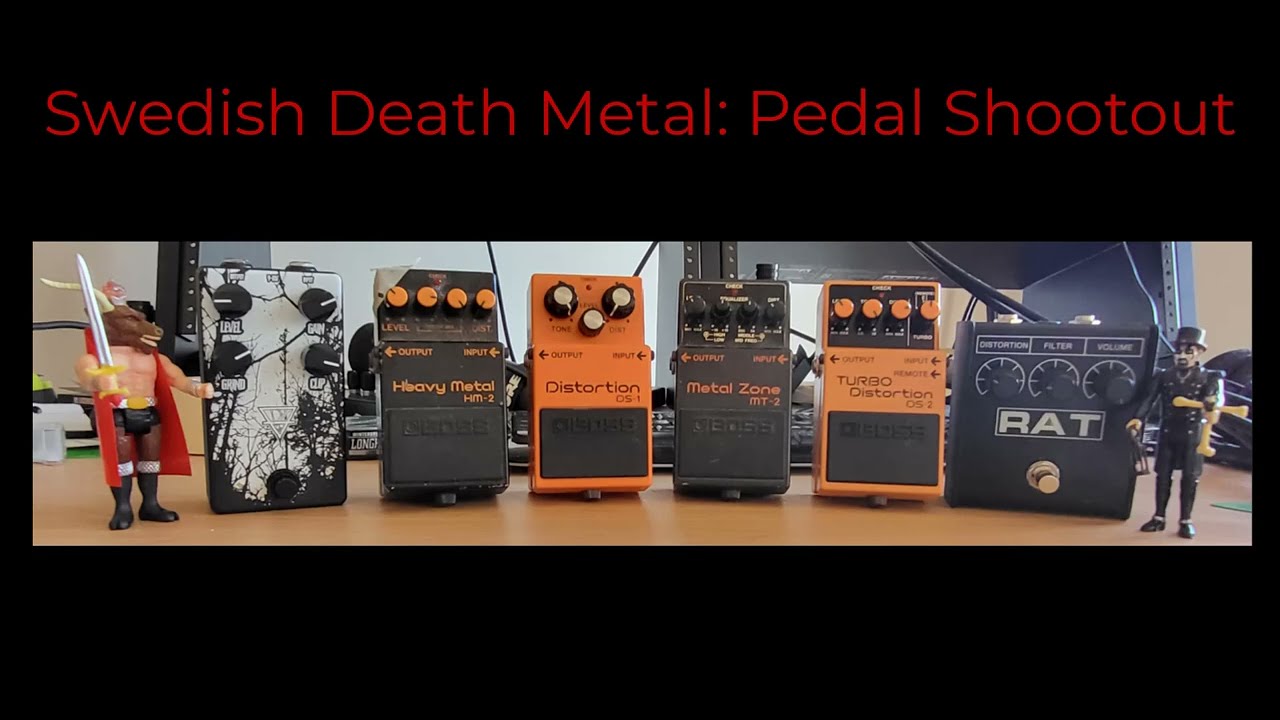 Huge Swedish Death Metal Pedal Shootout