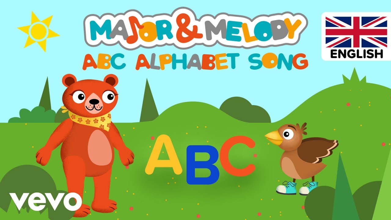 Major & Melody - ABC Alphabet song (Nursery Rhymes for Kids / UK Version)