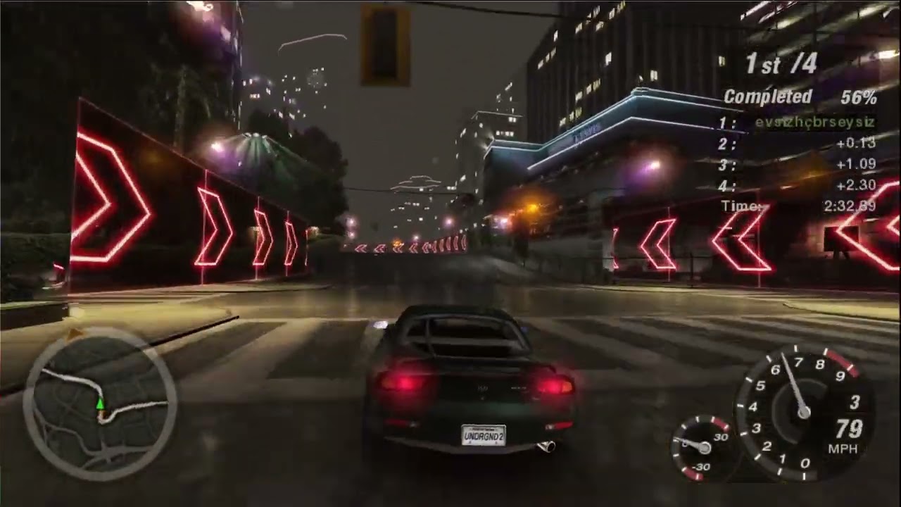 Mazda RX-7 | Yağmurlu gece | NFS Underground 2