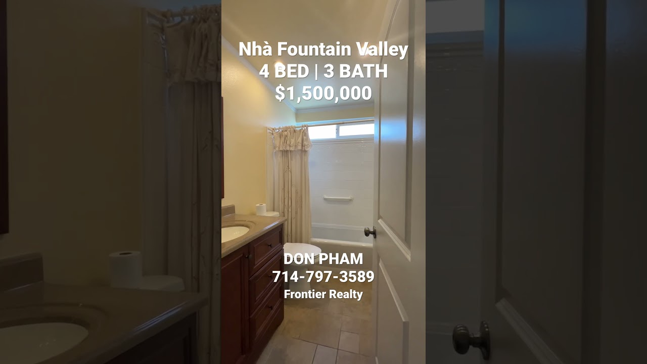 Nh&agrave; Fountain Valley | 4 Bed | 3 Bath | Dia Oc California