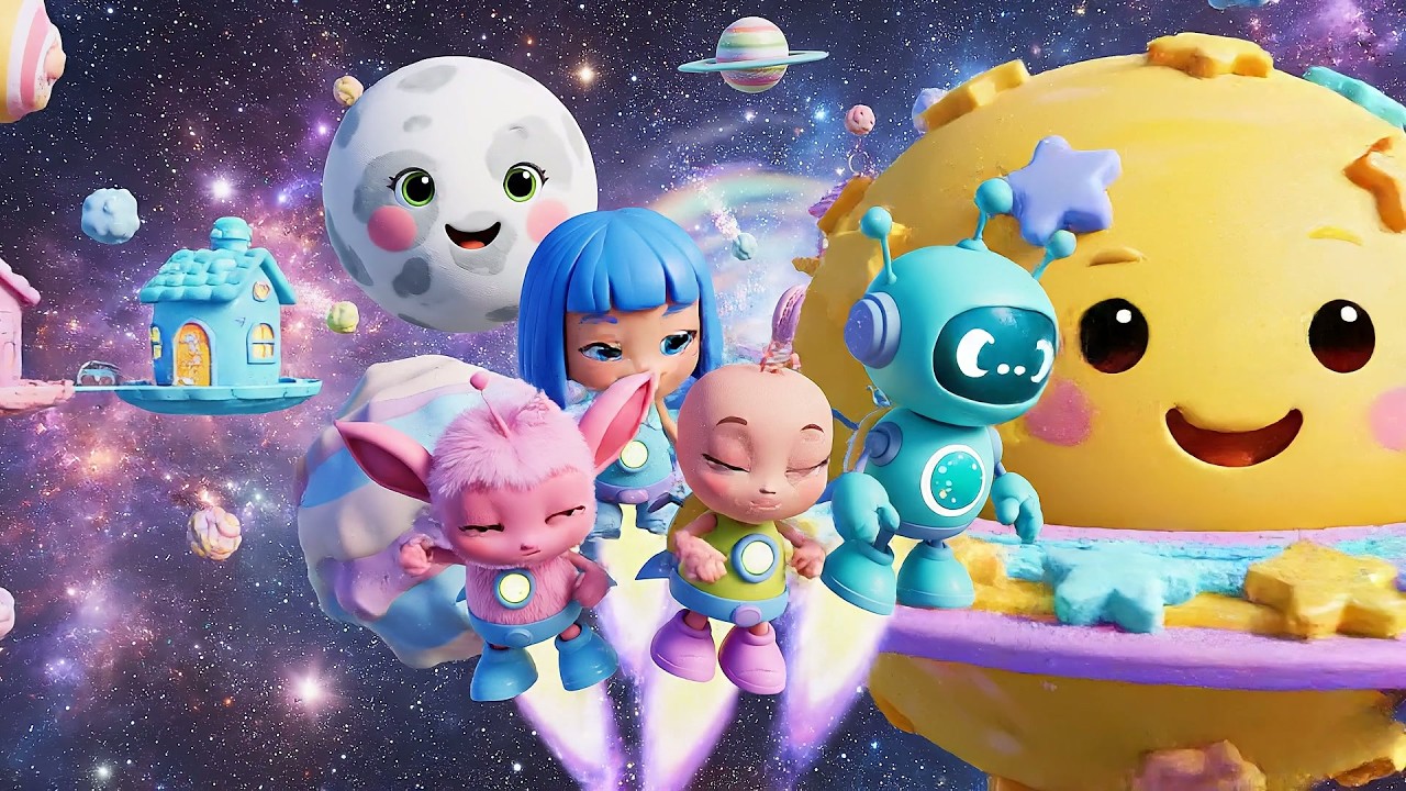 Twinkle Twinkle Little Star Cosmic Wish | Space Adventure & Lullaby for Kids