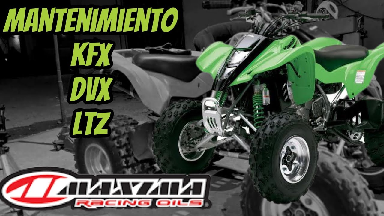 Como cambiarle el aceite a mi kfx,dvx o ltz400 (servicio básico)