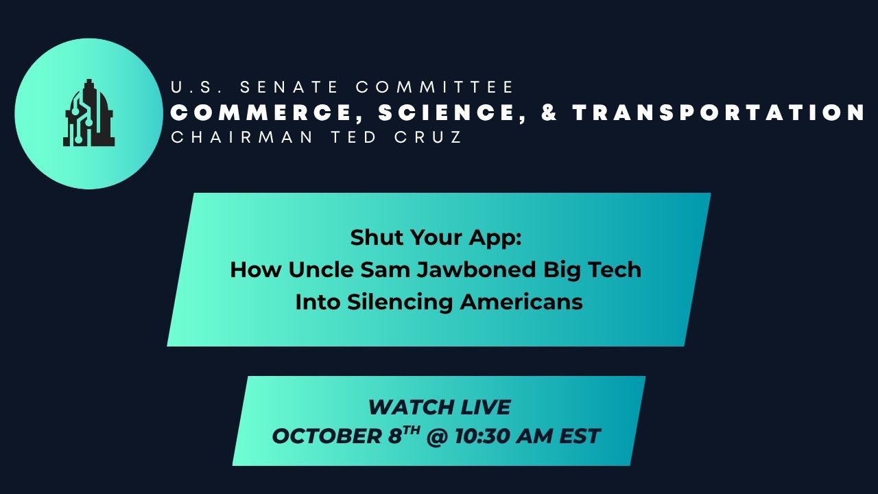 Shut Your App: How Uncle Sam Jawboned Big Tech Into Silencing Americans