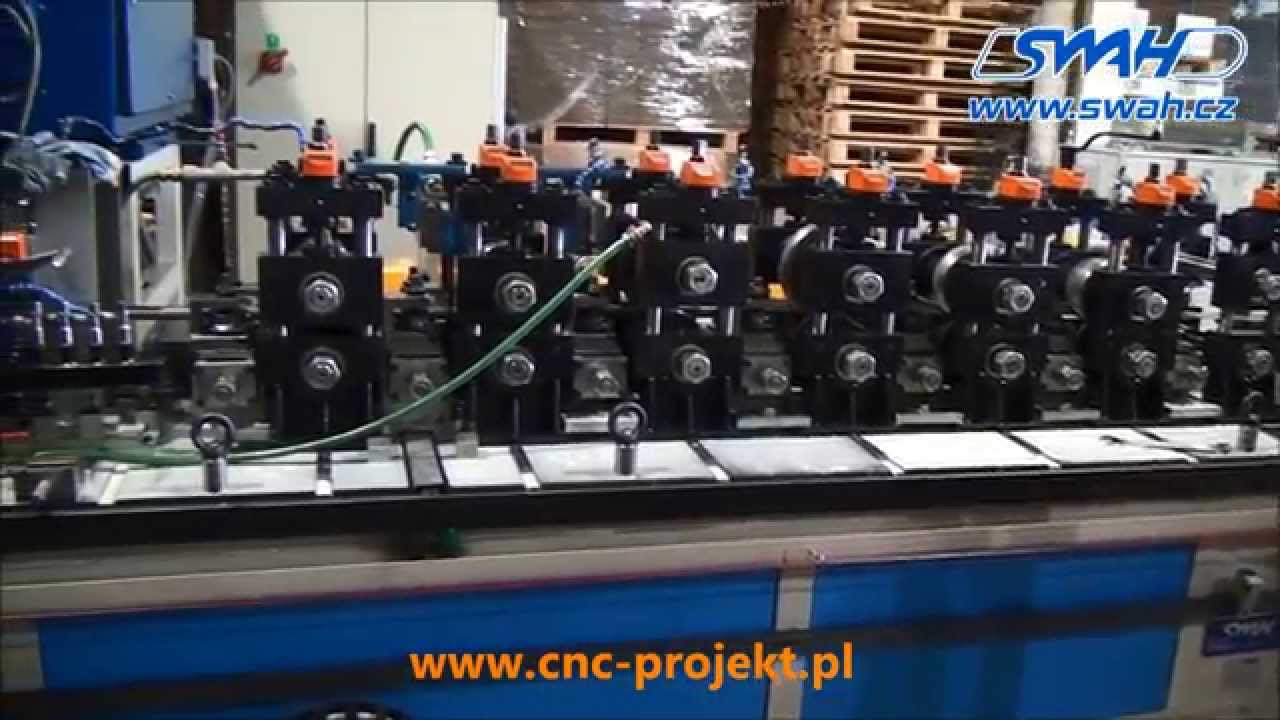CNC-PROJEKT: Profilarka rolkowa SWAH do produkcji profili zamkniętych zgrzewanych indukcyjnie