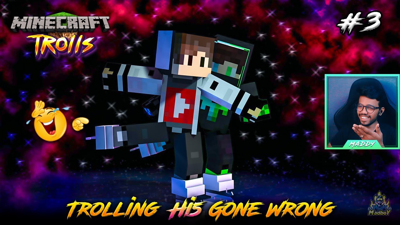 Trolling Hi5 Gone Wrong 😂 | Trolling My Friend in Minecraft | Ep 3 | in Telugu | Maddy Telugu Gamer
