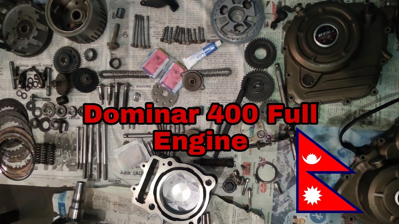 Dominar 400 full Engine seized (Disassemble) Part1