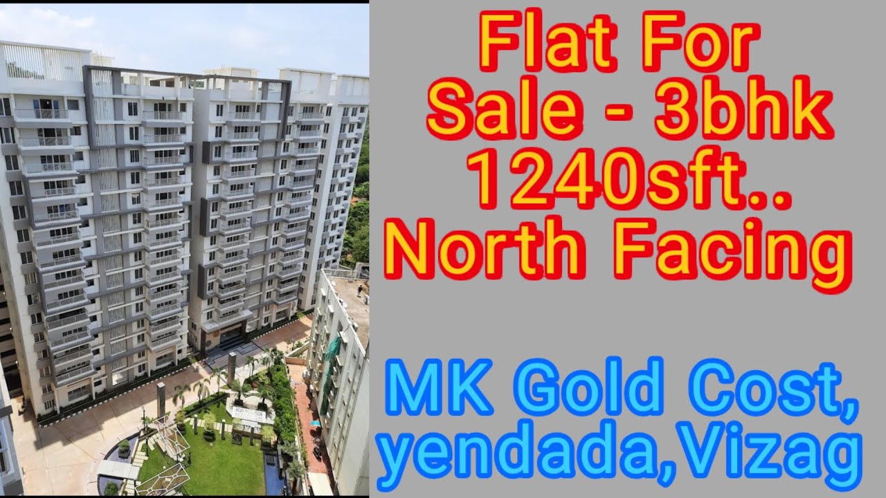🆔-580|| mk Gold Cost flat for sale || yendada flat for sale || flats in Vizag|| 3bhk flat mk gold 