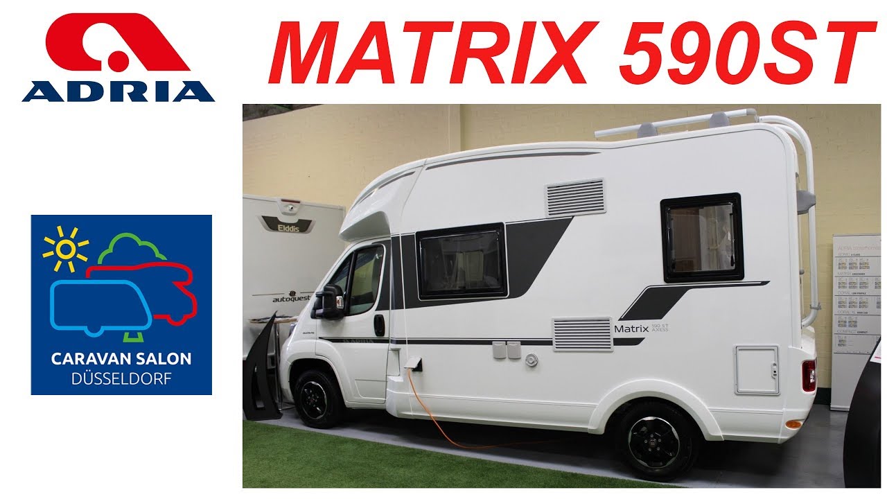 Автодом Adria Matrix Axess 590 ST. Caravan Salon Dusseldorf 2018.