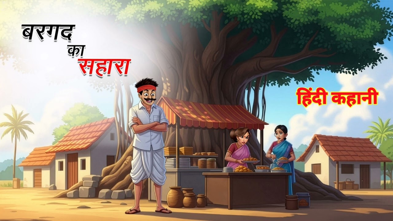 बरगद का सहारा | BARGAD KA SAHARA | HINDI KAHANIYA | CARTOON STORIES