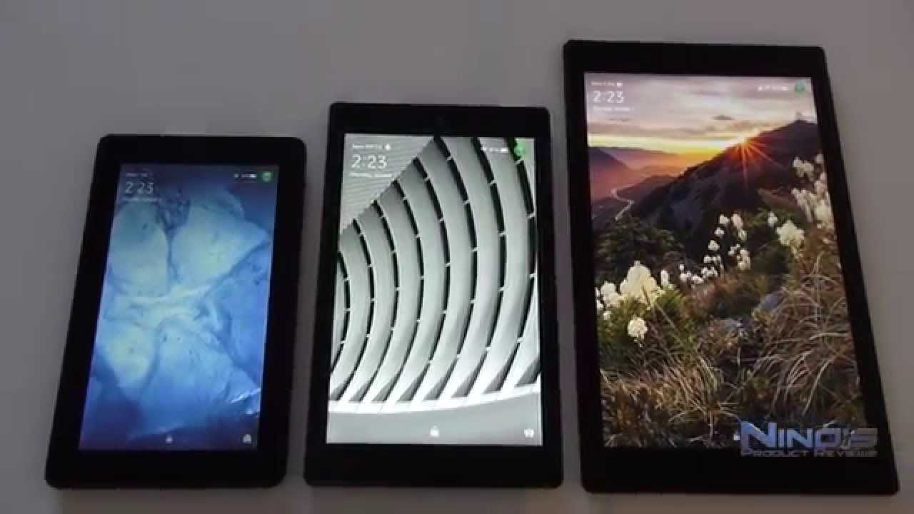 Amazon Fire Tablet 7, HD 8 and HD 10 Review