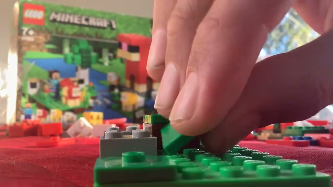 Lego Minecraft #21153 The Wool Farm Lego speed build