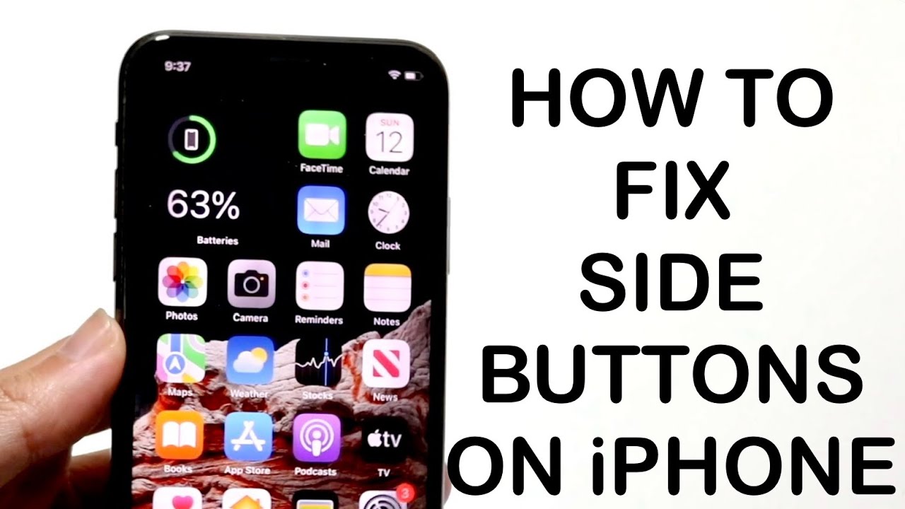 How To FIX Side Buttons Not Working On iPhone! (2024)
