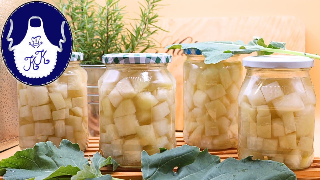 Kohlrabi als Beilage einkochen für den Winter / Selbstversorger Rezept