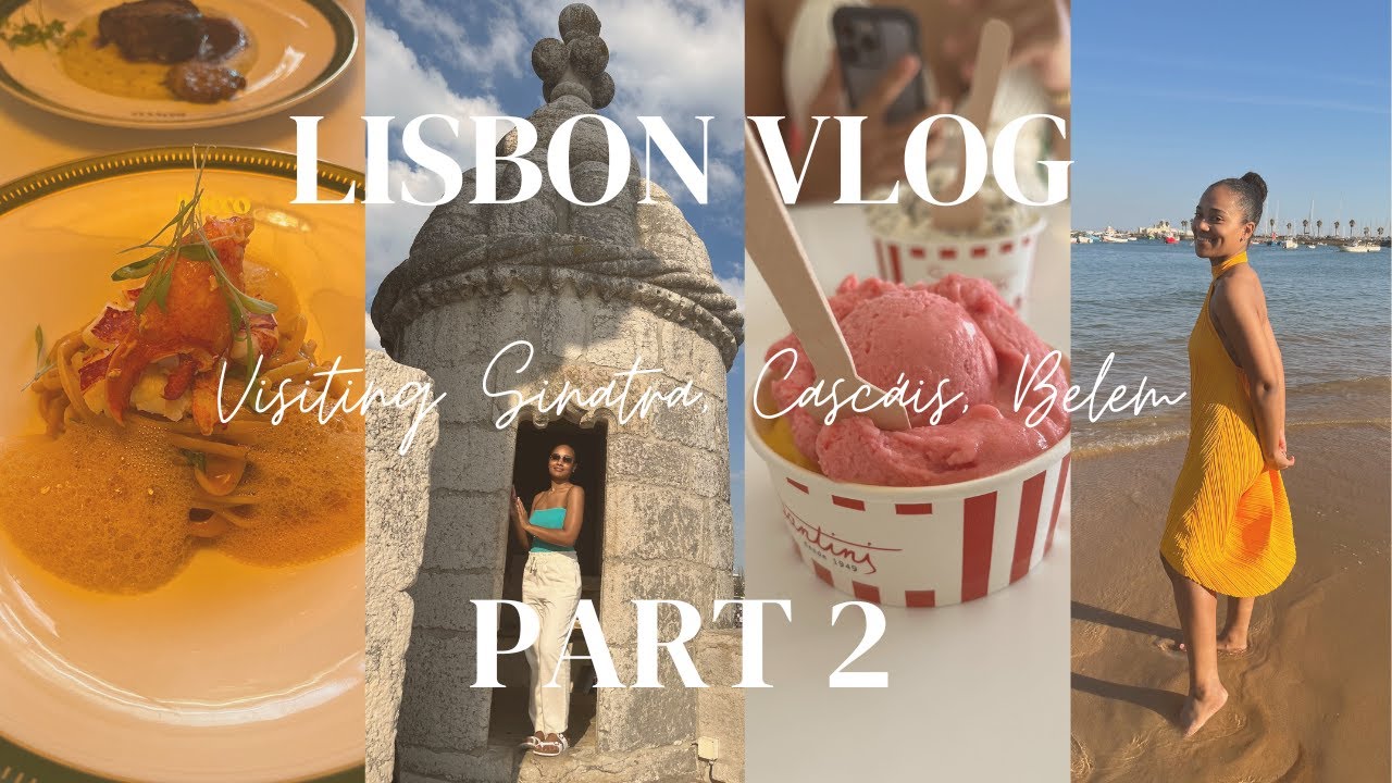 LISBON TRAVEL VLOG PART 2 : VISITING SINTRA, CASCAIS, BELEM | JACQUELINE NOEL