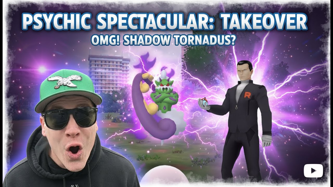 Defeating Giovanni & Rescuing Shadow Tornadus! | Pok&eacute;mon GO Psychic Spectacular!