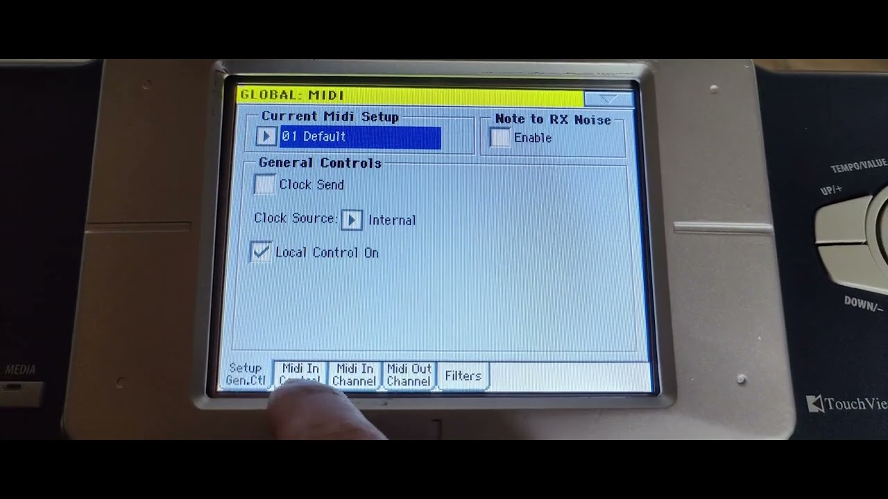 Korg Pa800 Global Menu, Preferences Menu and Switch Menu demonstration