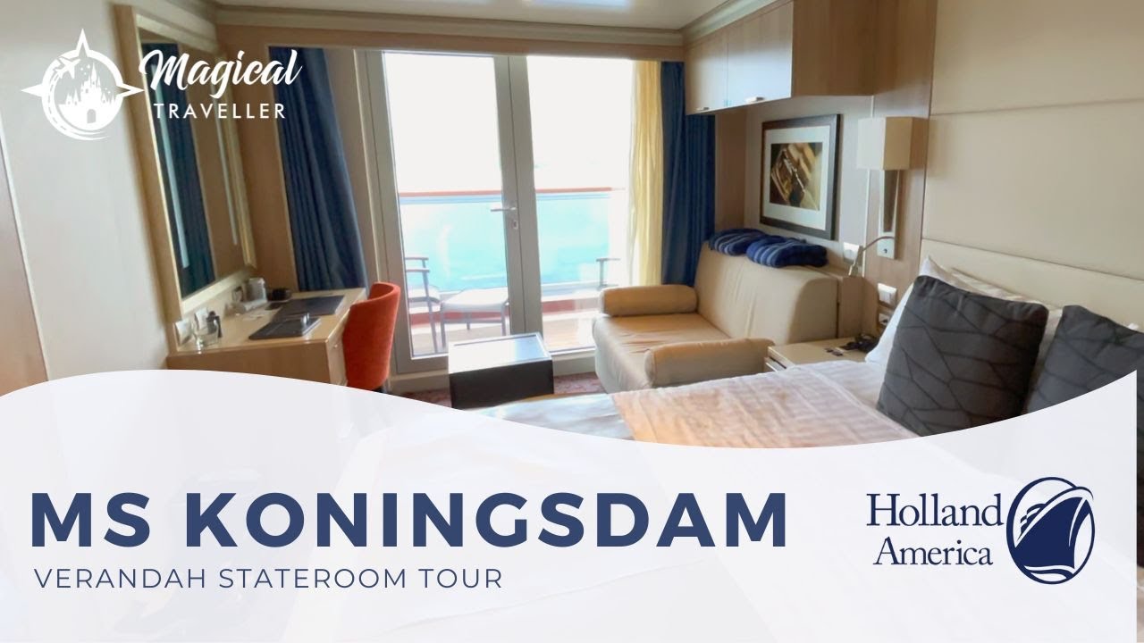 Конингсдам | Экскурсия по каюте по веранде Holland America Line (6080)