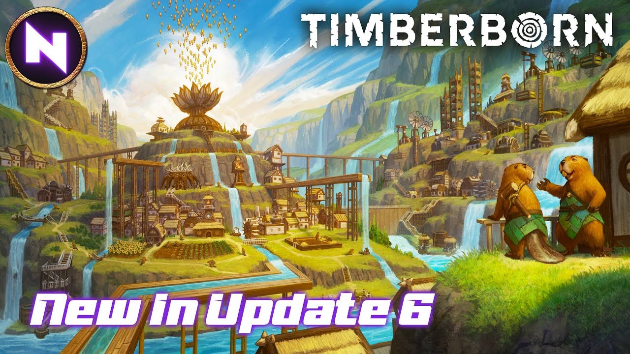 Amazing New Possibilities With NEW WATER SYSTEM In TIMBERBORN Update 6: Wonders Of Water #sponsored