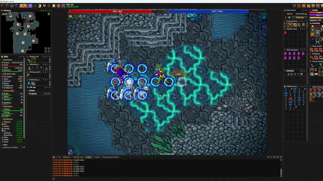 Medivia Online Tideshrimp Hunt Duo