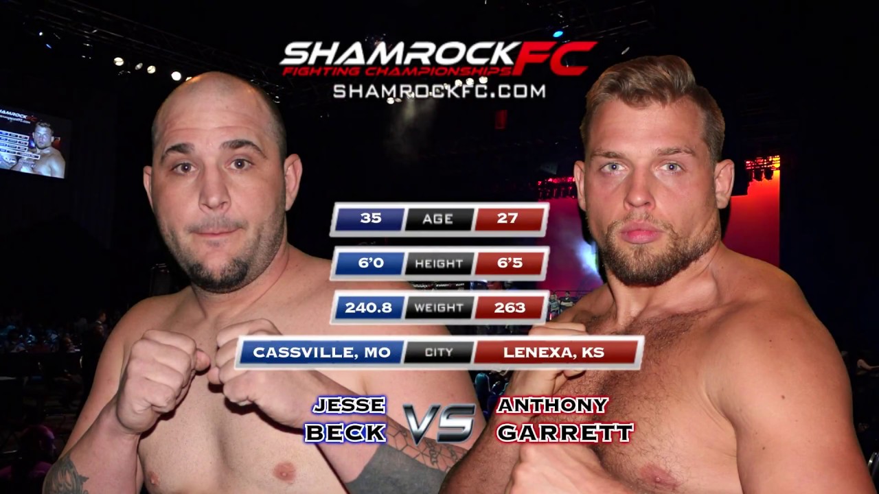 Shamrock FC 294 Anthony Garrett vs Jesse Beck