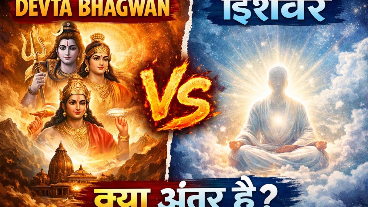 ॐ Devta , Bhagwan aur Ishwar Me kya Antar hai ? | 🔱🚩🪔 