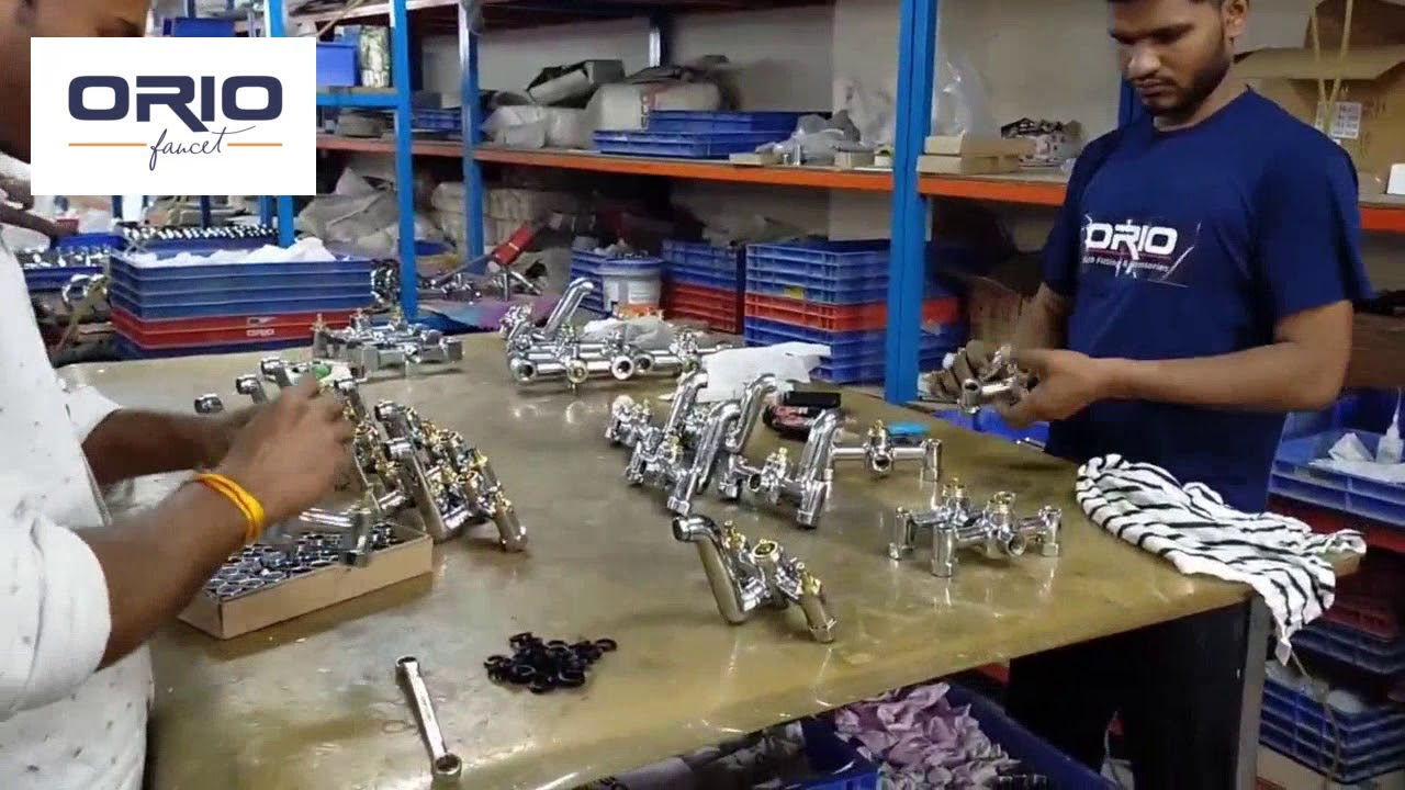 Manufacturing plant bathroom fittings