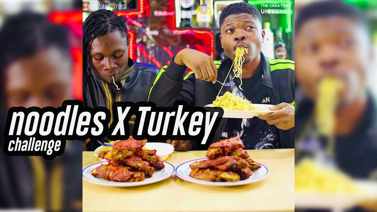 Noodles and Turkey Challenge (Nigerians VS Food) ft. Surebills